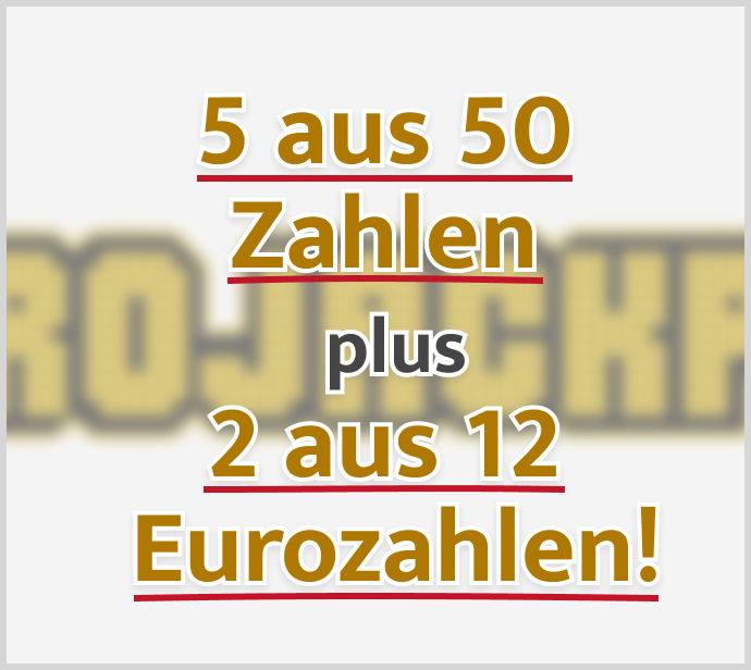 Bis zu 120 Millionen bei Eurojackpot