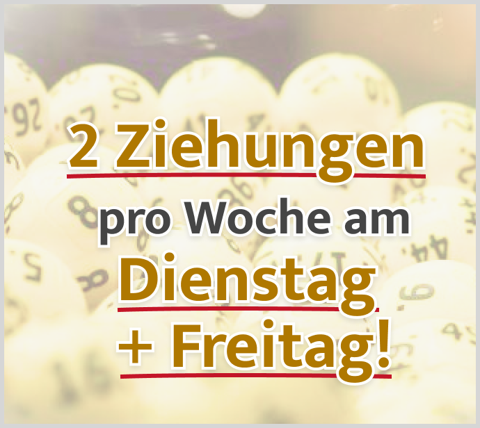 Zwei Ziehungen für Eurojackpot